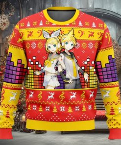 Kagamine Rin Len Ugly Christmas Sweater