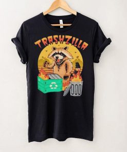 Kaiju raccoon with a dumpter fire trashzilla vintage shirt 1 Kaiju raccoon with a dumpter fire trashzilla vintage shirt