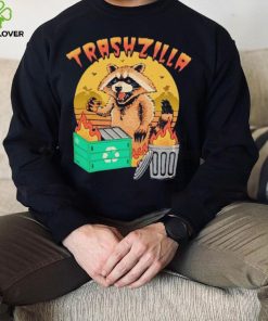 Kaiju raccoon with a dumpter fire trashzilla vintage shirt 2 Kaiju raccoon with a dumpter fire trashzilla vintage shirt