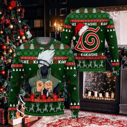 Kakashi Ugly Christmas Sweater