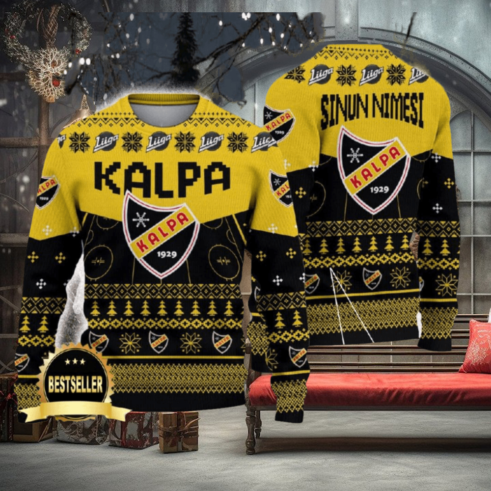 KalPa Ugly Christmas Sweater Logo Custom Name Gift Fans KalPa Ugly Christmas Sweater Logo Custom Name Gift Fans