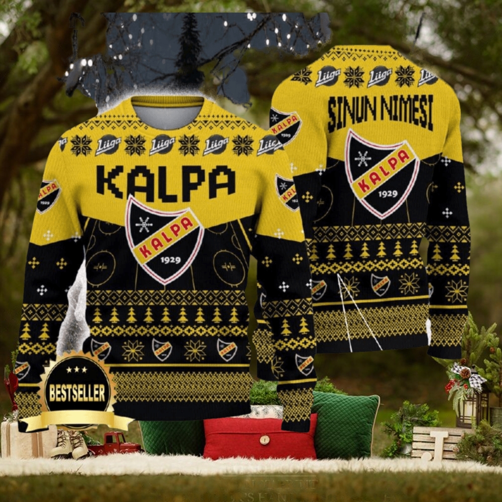 KalPa Ugly Christmas Sweater Logo Custom Name Gift Fans KalPa Ugly Christmas Sweater Logo Custom Name Gift Fans
