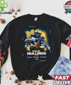Kalel Mullings Michigan vs. USC Football 17 Carries 159 Carries 2 Touchdowns Shirt