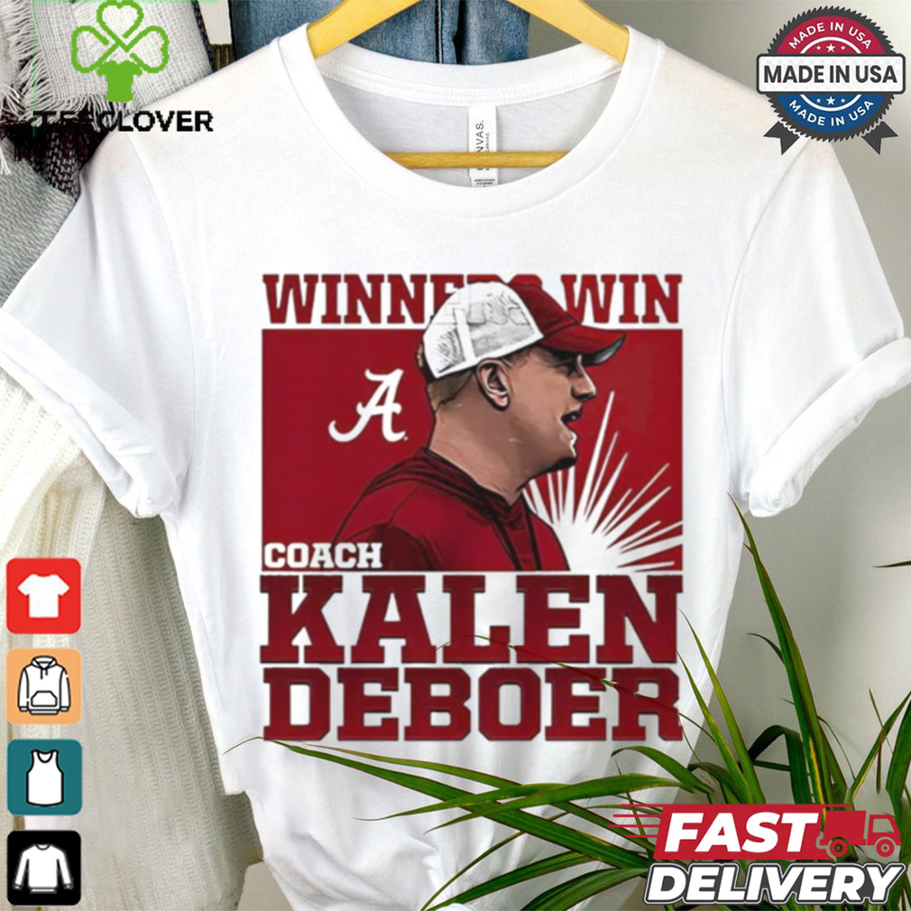 Kalen DeBoer Alabama Winner Win T Shirt Kalen DeBoer Alabama Winner Win T Shirt