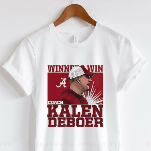 Kalen DeBoer Alabama Winner Win T Shirt