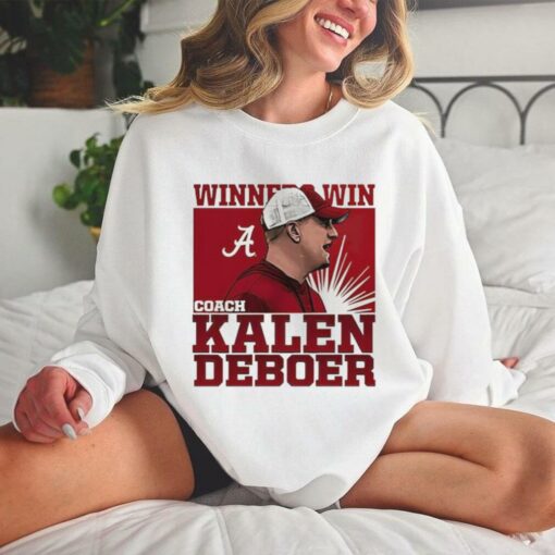 Kalen DeBoer Alabama Winner Win T Shirt