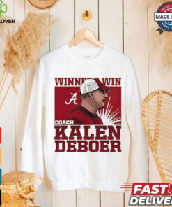 Kalen DeBoer Alabama Winner Win T Shirt