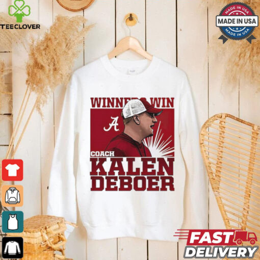Kalen DeBoer Alabama Winner Win T Shirt