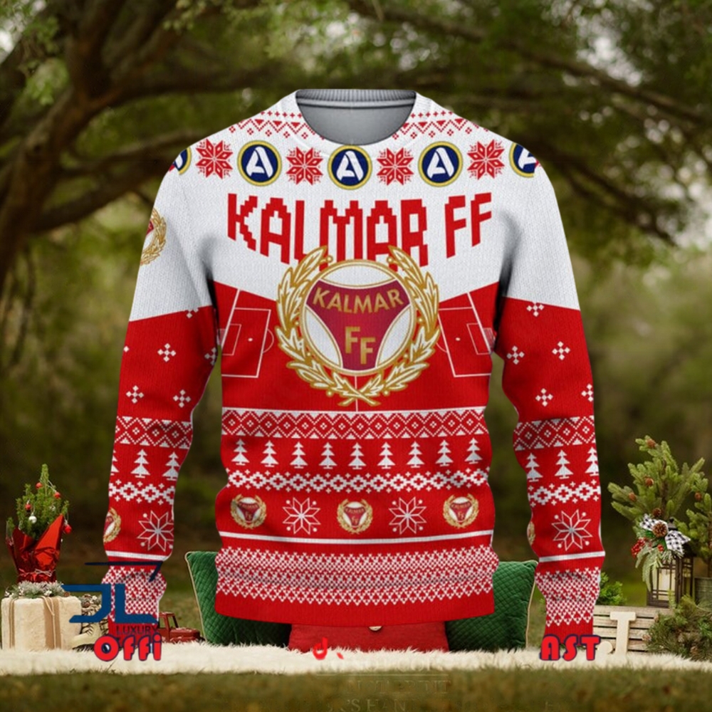 Kalmar FF Allsvenskan Sweden Ugly Sweater Christmas Kalmar FF Allsvenskan Sweden Ugly Sweater Christmas