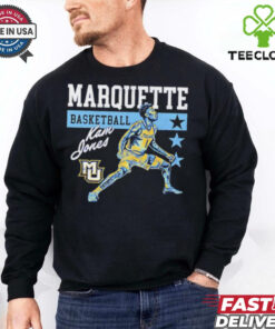 Kam Jones Marquette Golden Eagles basketball cartoon shirt