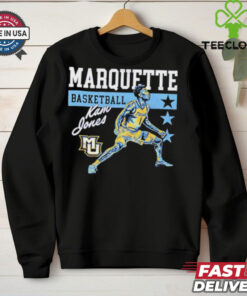 Kam Jones Marquette Golden Eagles basketball cartoon shirt 1 Kam Jones Marquette Golden Eagles basketball cartoon shirt