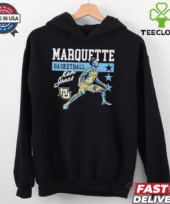 Kam Jones Marquette Golden Eagles basketball cartoon shirt 3 Kam Jones Marquette Golden Eagles basketball cartoon shirt