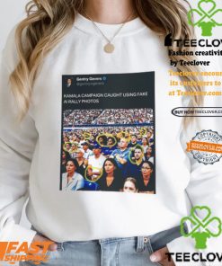 Kamala Campaign Caught Using Fake AI Rally Photos Unisex T Shirt