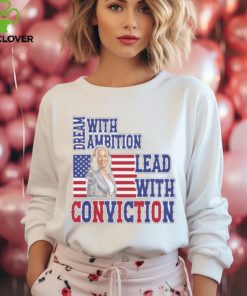 Kamala Harris 2024 Election Women’s Dream With Ambition Lead With Conviction T shirt 1 Kamala Harris 2024 Election Women’s Dream With Ambition Lead With Conviction T shirt