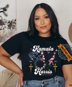 Kamala Harris 2024 For The People Madam President Eagle US Flag Shirt