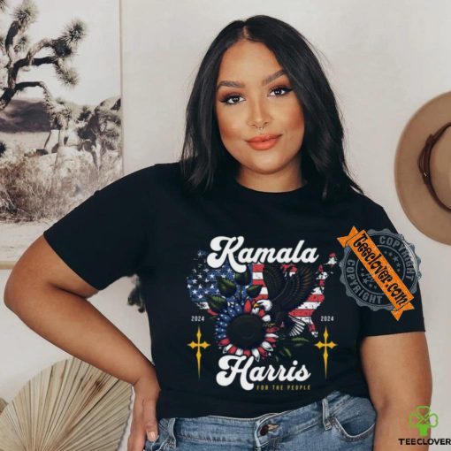 Kamala Harris 2024 For The People Madam President Eagle US Flag Shirt