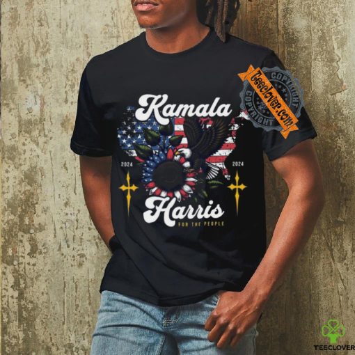 Kamala Harris 2024 For The People Madam President Eagle US Flag Shirt