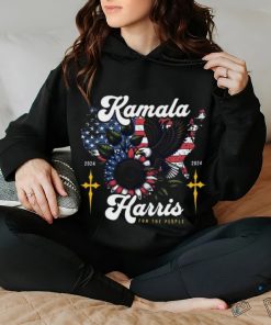 Kamala Harris 2024 For The People Madam President Eagle US Flag Shirt