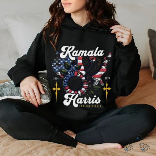 Kamala Harris 2024 For The People Madam President Eagle US Flag Shirt