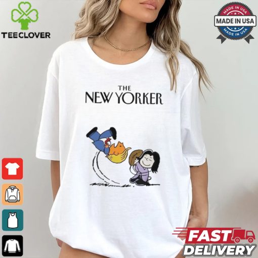 Kamala Harris And Donald Trump Peanuts The New Yorker Tee Shirt