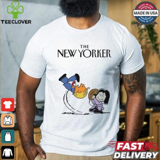 Kamala Harris And Donald Trump Peanuts The New Yorker Tee Shirt