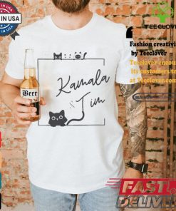 Kamala Harris And Tim Walz 2024 Cat Voters Vote For Harris Walz T shirt