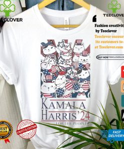Kamala Harris For The People Childless Cat Lady Uncle Sam Cat Harris For President T shirt
