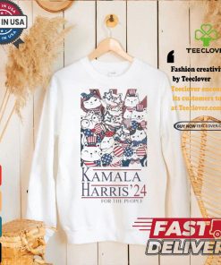 Kamala Harris For The People Childless Cat Lady Uncle Sam Cat Harris For President T shirt 3 Kamala Harris For The People Childless Cat Lady Uncle Sam Cat Harris For President T shirt
