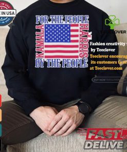 Kamala Harris For Us President For The People By The People I Stand With Kamala Harris Us Flag T shirt