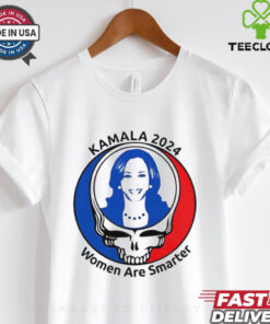 Kamala Harris Grateful Dead 2024 women are smarter shirt