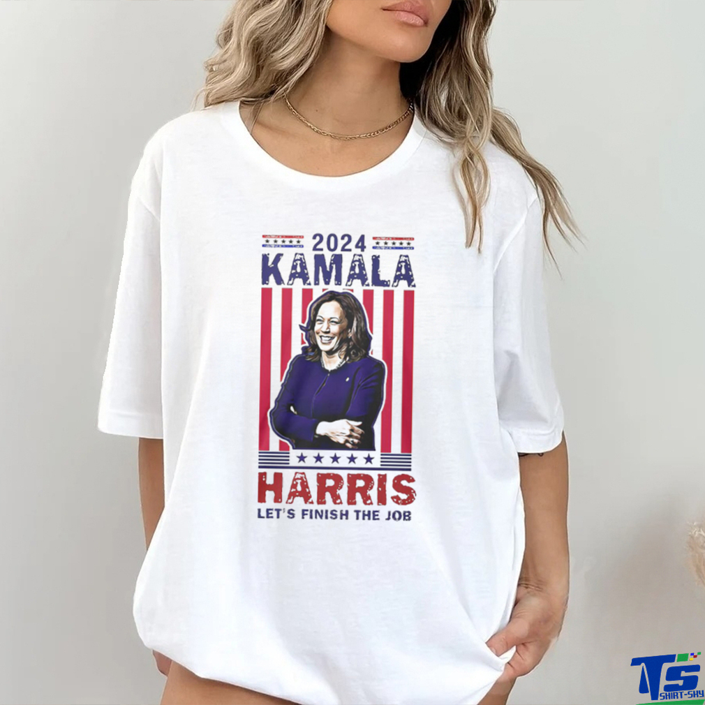 Kamala Harris Let's Finish The Job Shirt Kamala Harris Let's Finish The Job Shirt