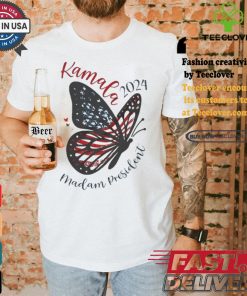 Kamala Harris Patriotic Butterfly For President We Are Not Going Back 2024 Harris Walz T shirt
