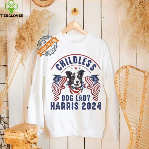 Kamala Harris President 2024 Childless Dog Lady Harris T Shirt