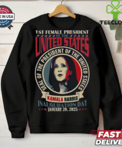 Kamala Harris President Inauguration Day Shirt, US First Female 47th President Shirt
