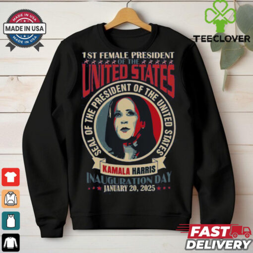 Kamala Harris President Inauguration Day Shirt, US First Female 47th President Shirt