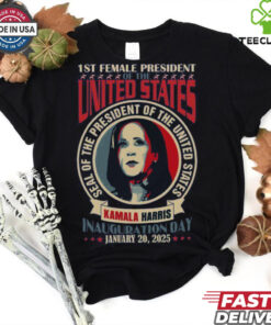 Kamala Harris President Inauguration Day Shirt, US First Female 47th President Shirt