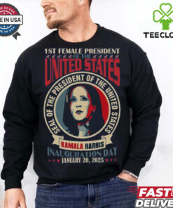 Kamala Harris President Inauguration Day Shirt, US First Female 47th President Shirt