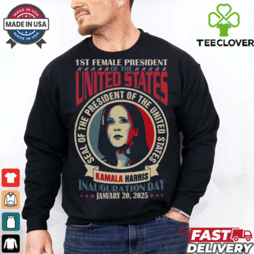Kamala Harris President Inauguration Day Shirt, US First Female 47th President Shirt