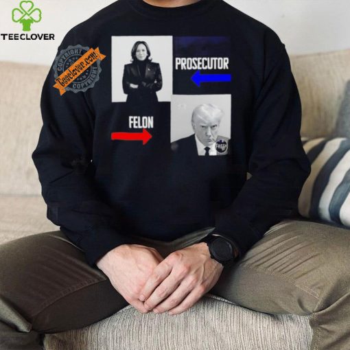 Kamala Harris Prosecutor Felon Donald Trump hoodie, sweater, longsleeve, shirt v-neck, t-shirt