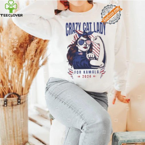 Kamala Harris Shirt Childless Cat Ladies for Kamala Harris 47 Funny Pro Kamala Shirt