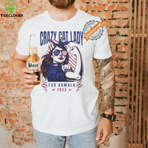 Kamala Harris Shirt Childless Cat Ladies for Kamala Harris 47 Funny Pro Kamala Shirt