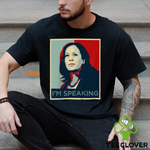 Kamala Harris Shirt I’m Speaking Quote Joe Biden 2024 Unisex T Shirt