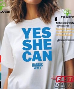 Kamala Harris Store Yes She Can Harris Walz Shirt