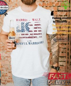 Kamala Harris Tim Walz Presidential Election 2024 USA The Joyful Warrior Flag T shirt