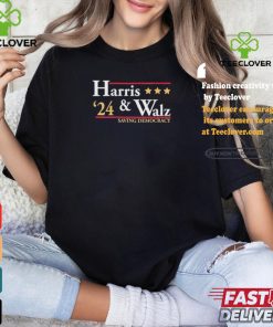 Kamala Harris Tim Walz Saving Democracy Shirt