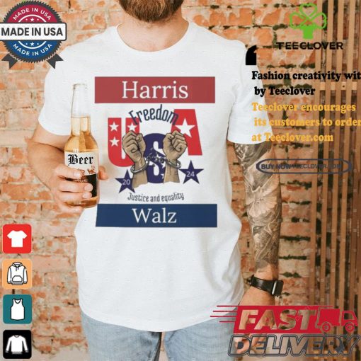Kamala Harris Usa Freedom 2024 Justice And Equality T shirt