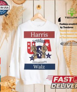 Kamala Harris Usa Freedom 2024 Justice And Equality T shirt