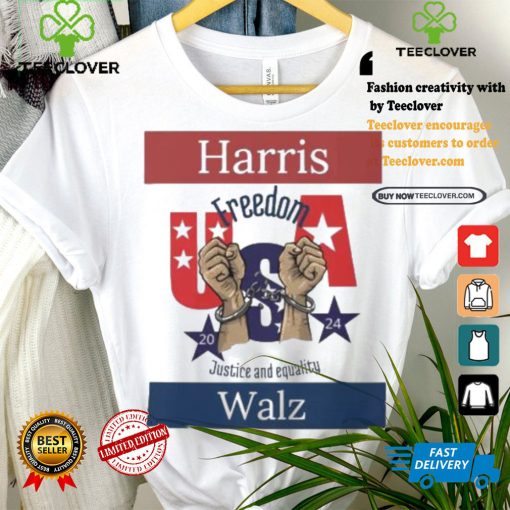 Kamala Harris Usa Freedom 2024 Justice And Equality T shirt