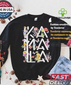 Kamala Harris Vintage Floral Feminine First Female President 24 Harris Walz T Shirt