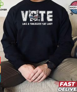 Kamala Harris Vote Like A Childless Cat Lady 2024 T shirt